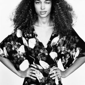 ZARA wrap dress limited collection